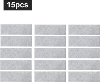 COSY HOMEER Edging Stair Treads Non-Slip Carpet Mat 28inX9in Indoor Stair Runners for Wooden Steps, Edging Stair Rugs for Kids and Dogs, 100% Polyester TPE Backing(4pc, Beige)