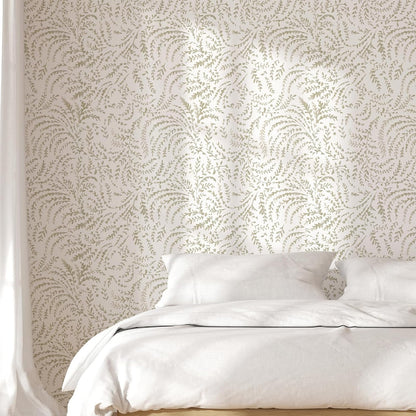 Peel and Stick Wallpaper Boho Wall Paper Peel and Stick Modern Watercolor Beige Wallpaper for Bathroom 17.3"x118"