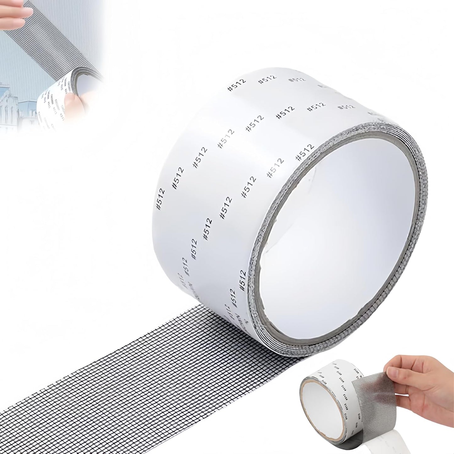 Window Screen Repair Tape, Strong Adhesive Screen Repair Tape Screen Repair Kit Fiberglass Screen Tape Mesh Repair Suitable for mesh Doors and Windows (3 Colors)