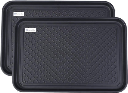 Multi-Purpose Boot Tray Mat,Shoe Tray Mat,Pet Bowl Tray,Waterproof Trays for Indoor and Outdoor Floor Protection,24" x 15"/Medium …