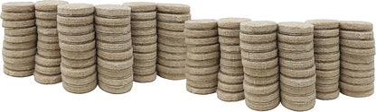 Felt So Good 8803E Self Adhesive Felt Furniture Pads 2", Beige, 48 Pack