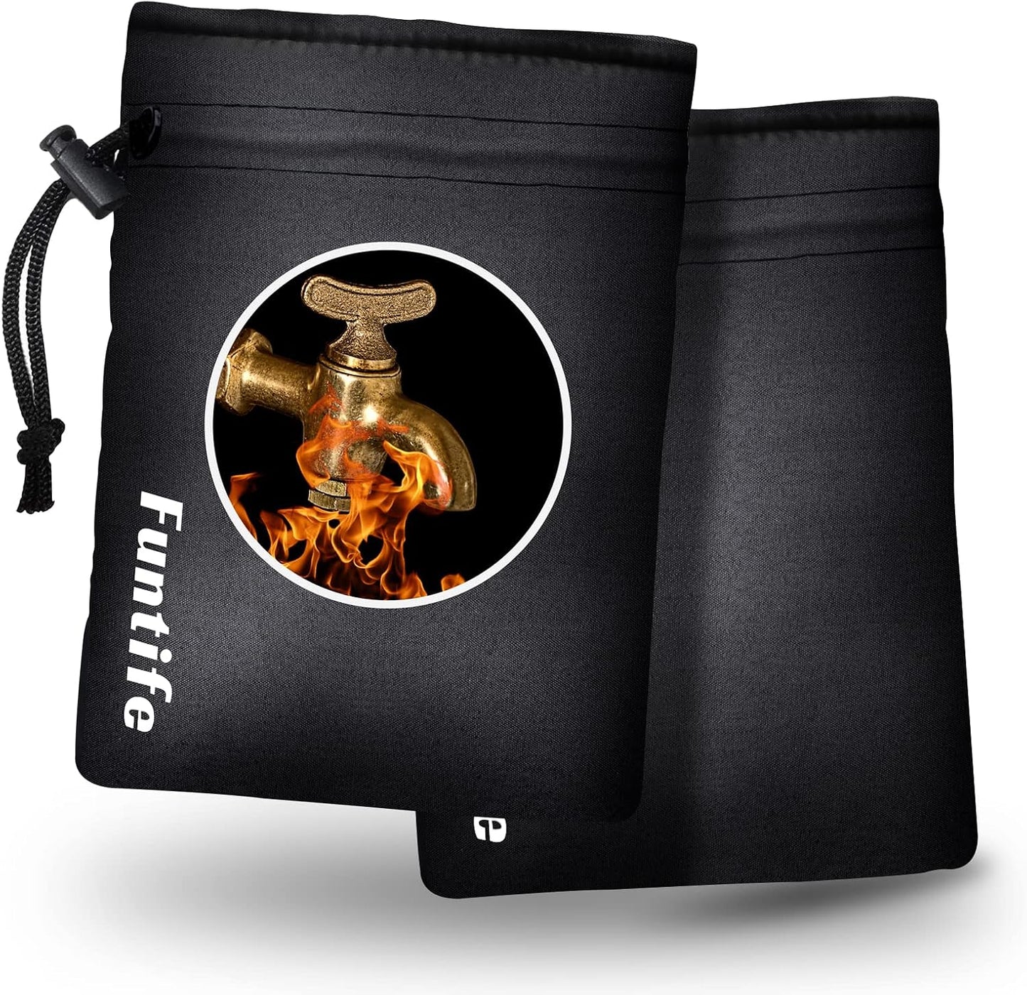 Outdoor Faucet Cover Socks for Winter Freeze Protection, Insulated Hose Spigot Covers for Outside Cold Weather Extra Large XL 2 PcsBLACK