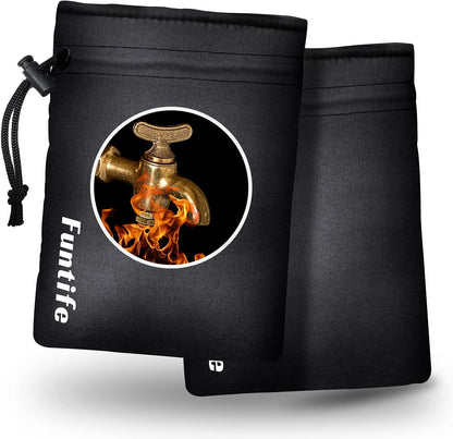 Outdoor Faucet Cover Socks for Winter Freeze Protection, Insulated Hose Spigot Covers for Outside Cold Weather Extra Large XL 2 PcsBLACK