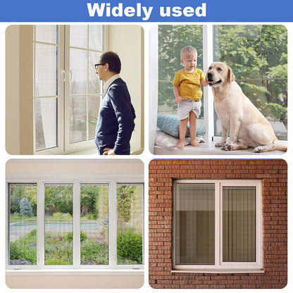 CroBlissful Extra Wide 5 inch x 20 ft Window Screen Tape Mesh Repair Strong Adhesive Waterproof Fiberglass Screen Repair Kit Patch for Window Door Tears Holes(Black)