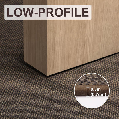 LEKEEPGO Door Mat 17"x29", Non Slip Door Mat Indoor Entrance, Rubber Backing Indoor Door mats Washable Absorbent Low-Profile Doormat Front Entryway Entry Resist Dirt Inside Door Mats, Khaki