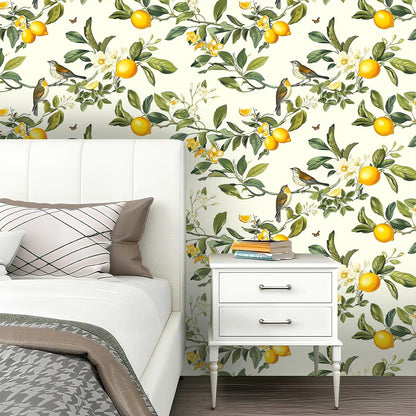 Peel and Stick Wallpaper, Soft Wildflower Botanical Contact Paper, PVC Vinyl Removable Wall Covering, Waterproof Easy-Clean, No Residue Renter Friendly, Neutral Decor, 39.4x17.3 in (Flowers2)