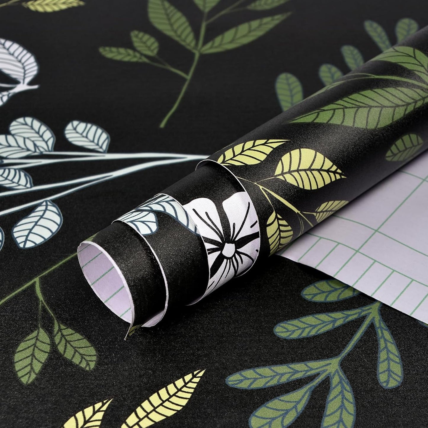 Removable Peel and Stick Wallpaper Boho 17.5 x 118 in Floral for Bedroom Bathroom Easy Peel Off Stick on Wallpaper Contact Paper Renter Friendly Wall Paper