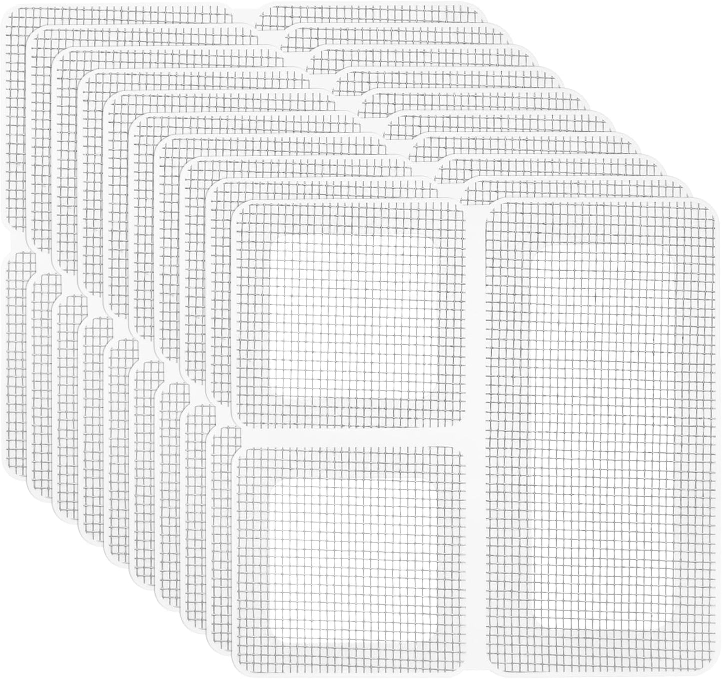 uxcell Window Screen Repair Kit, 5Pcs Gray Screen Repair Kit, Fiberglass Screen Tape Mesh Repair Adhesive Screen Patch Repair Kit for Window or Doors Screen Repair, 4"x 2"(10cm x 5cm)