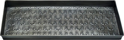 HF by LT Birch Forest Pattern Metal Boot Storage Tray, 30 x 13 inches, Antique Copper Finish