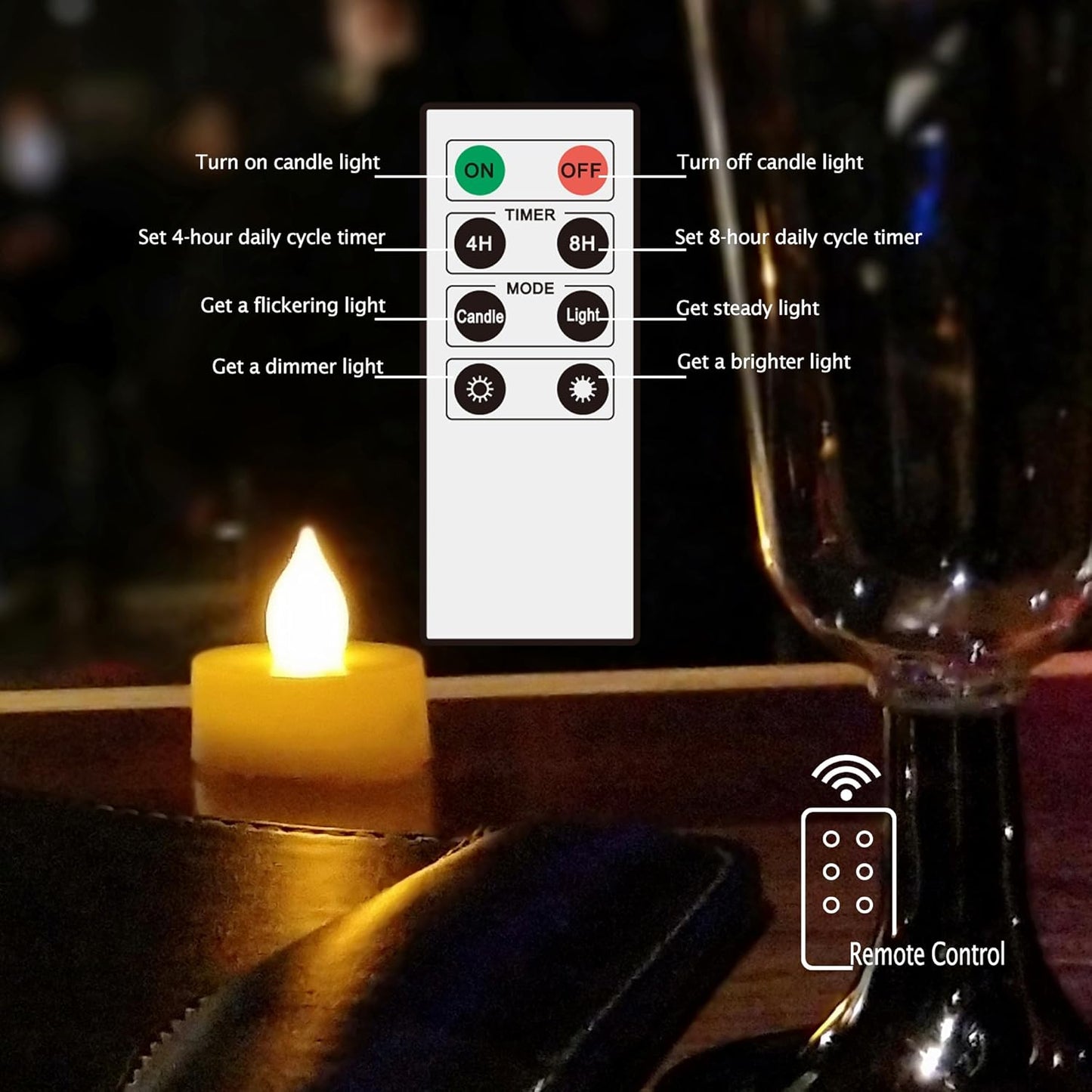 Outdoor Waterproof Battery Operated Flameless LED Pillar Candles with Remote Timer Flickering Electric Plastic Resin Decorative Lights for Xmas Christmas Wedding Party Decorations Gifts Supplies 3 PCS