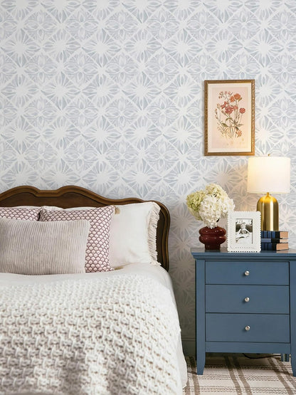 Boho Wallpaper Neutral Peel and Stick Wallpaper 78.7"x17.3" Geometric Wall Paper Beige and White Contact Paper Textured Removable Vinyl Waterproof for Bedroom Farmhouse Kitchen Bathroom