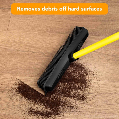 FURemover Pet Hair Removal Rubber Broom, 18" Broom Head