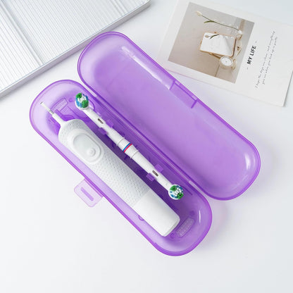Newly upgraded toothbrush travel case, suitable for Oral-B/Oral-B Pro/Philips Sonicare/Aquasonic toothbrush, travel electric toothbrush box(black)