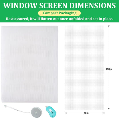 Magnetic Screen Door - Self Sealing, Heavy Duty, Hands Free Mesh Partition Keeps Bugs Out Let Breeze in- Pet and Kid Friendly - Keep Open Feature (Black, Fit Door Size 38 x 82 Inch)