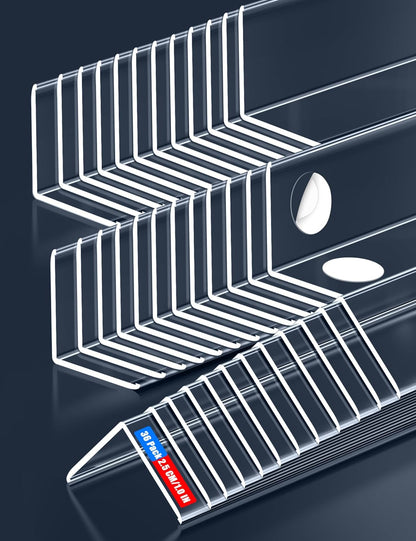Wall Corner Protector, Walls Edge Protector，Self-Adhesive Wall Corner Guards,PVC Double Side Edge Protector， Furniture Stairs Guard (Gray 2PCS 90cm/35.4in)