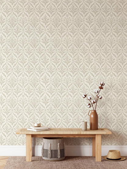 YXTII 17.3" × 78.7" Vintage Wallpaper Peel and Stick Self Adhesive Removable Neutral Wallpaper for Bedroom Drawers Cabinets