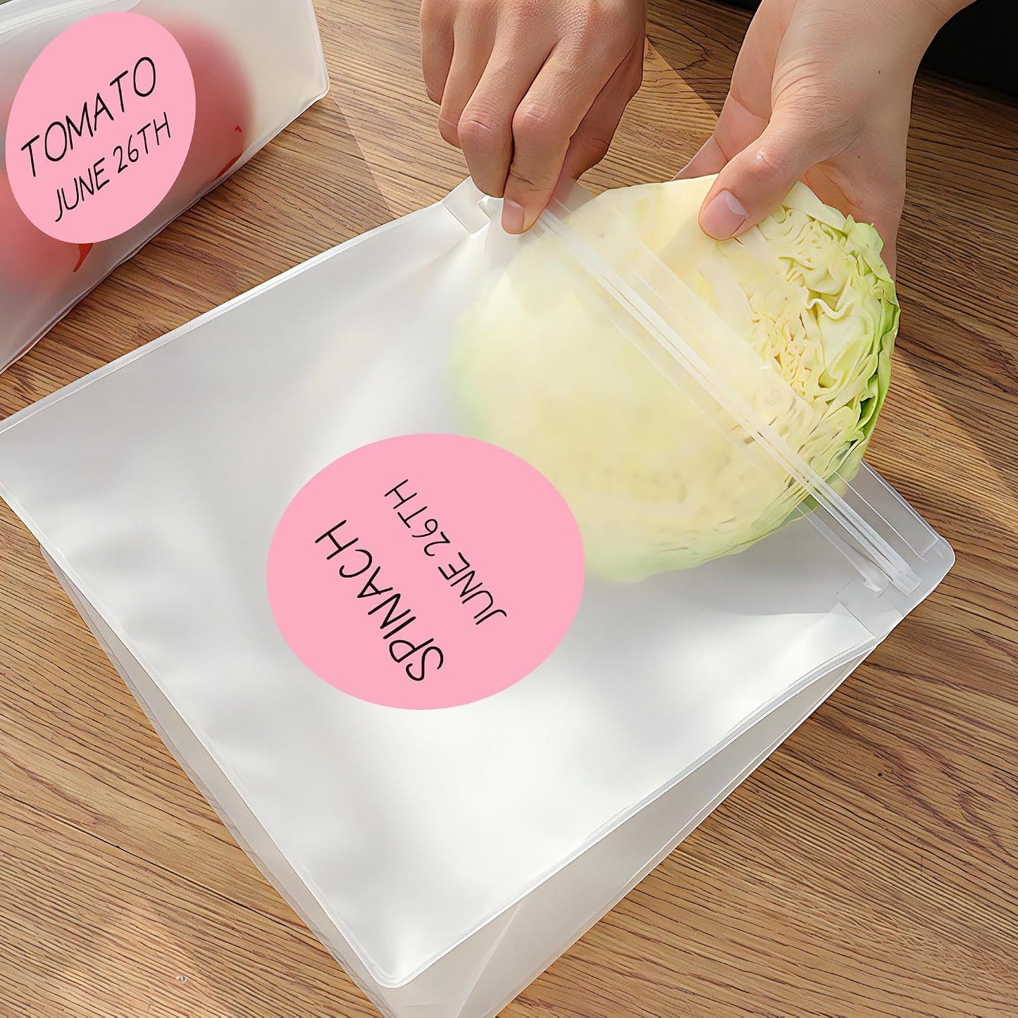 3 Inch White Color Code Dot Stickers,500 PCS Round Labels Stickers in Dispenser Box for Organization, Inventory,Classroom