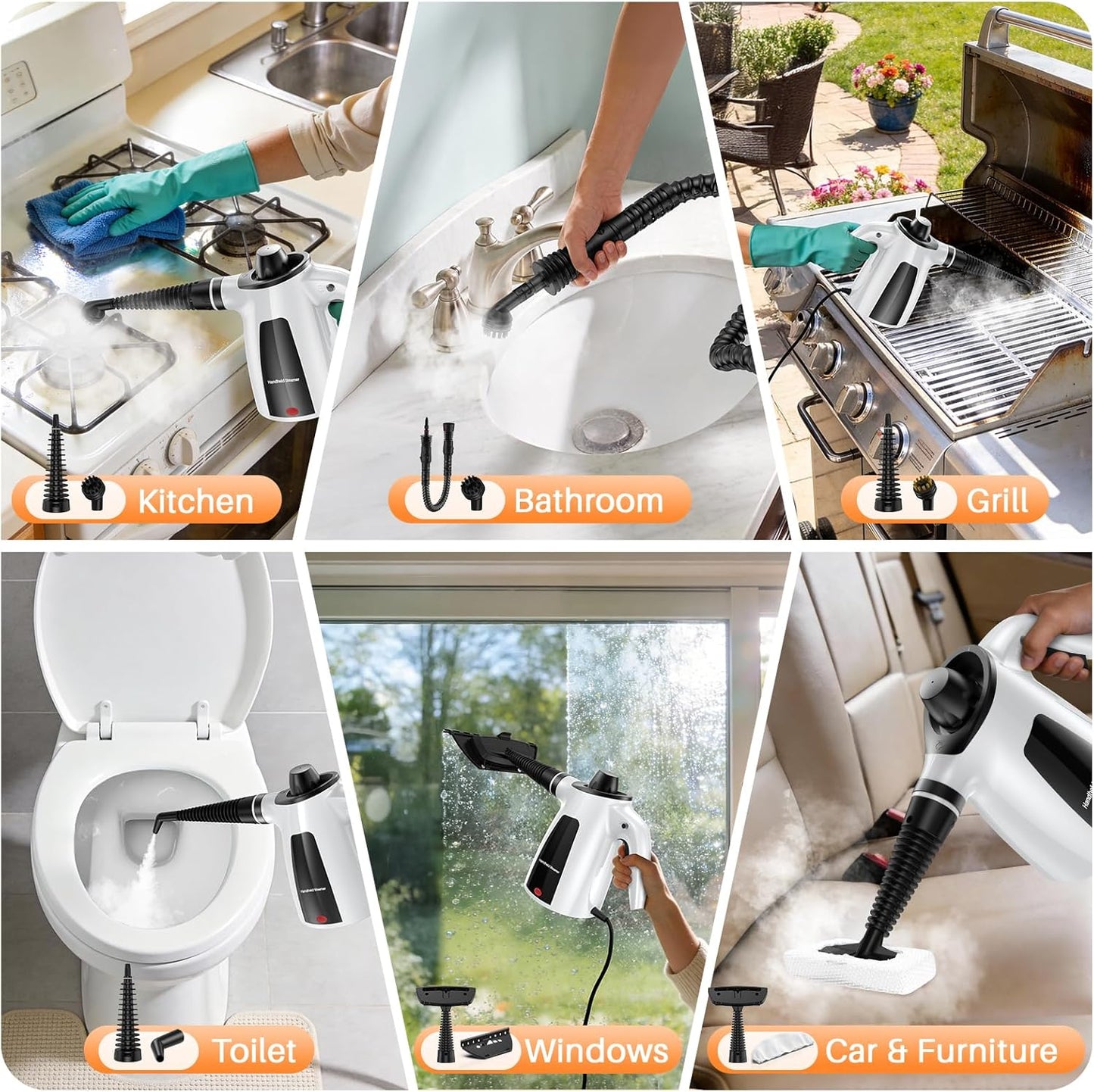Electric Scrubber, Steam Cleaner