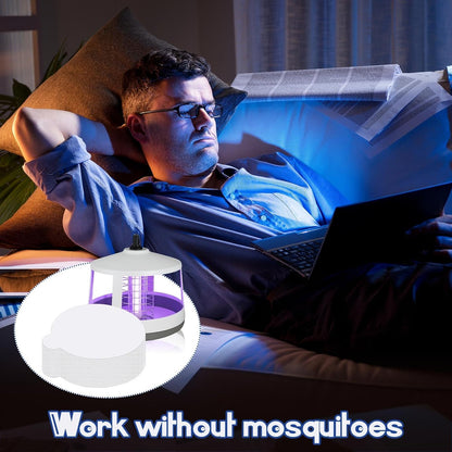 48 Pcs Round Insect Trap Refillable Glue Boards Sticky Fruit Fly Trap Mosquito Fly Killer for Mosquitoes Fruit Flies Gnats Moths Fits Most Models Indoor Outdoor Lamp (4.3 Inch)