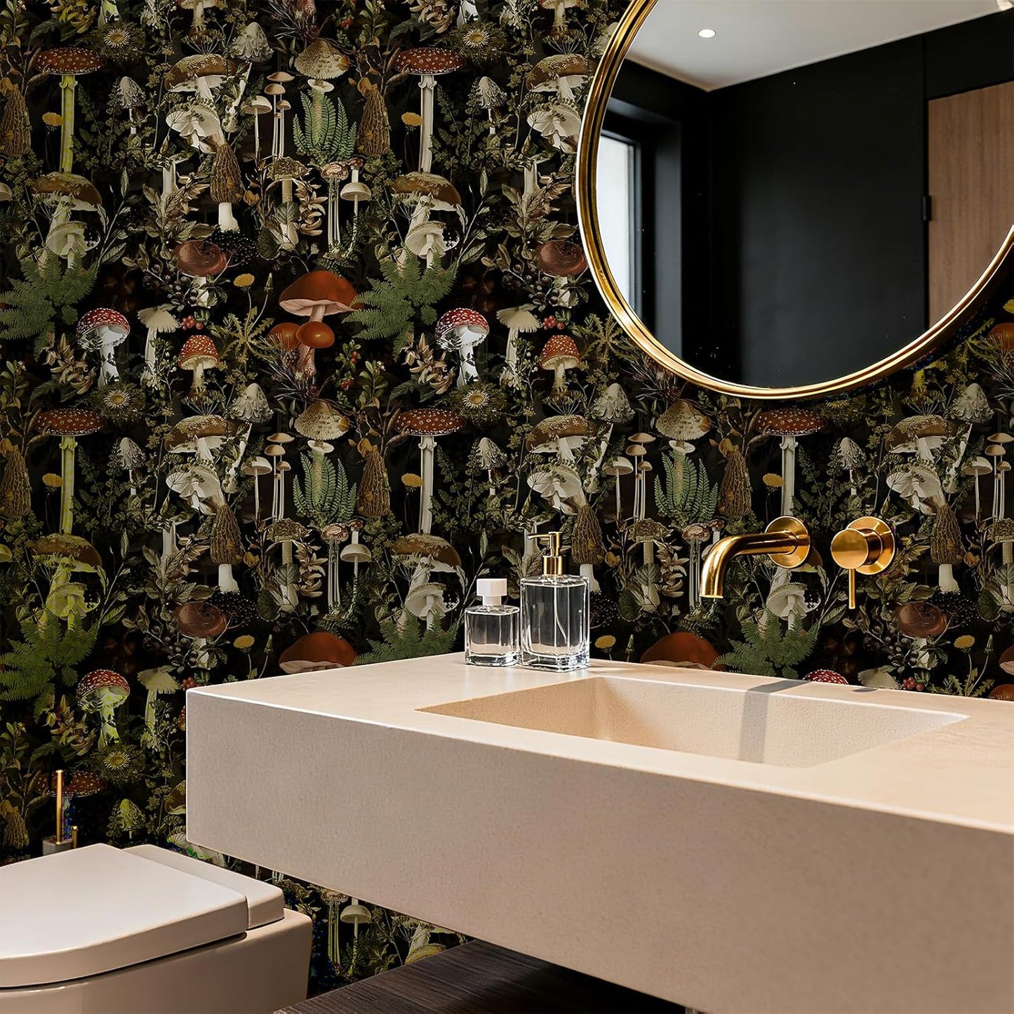 Removable Peel and Stick Wallpaper Boho 17.5 x 118 in Floral for Bedroom Bathroom Easy Peel Off Stick on Wallpaper Contact Paper Renter Friendly Wall Paper
