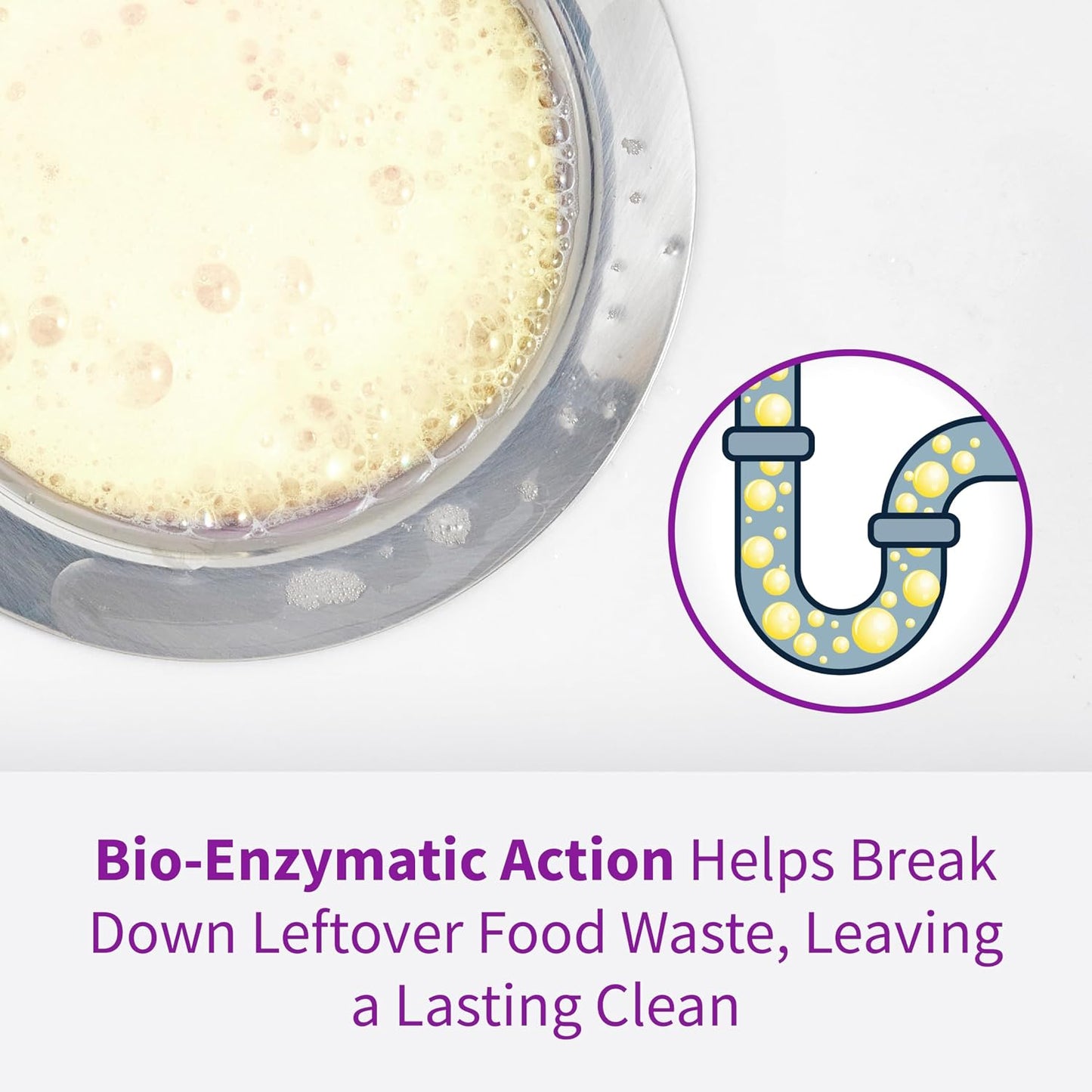 Rejuvenate Disposal Cleaner, 6 Pods, Lavender-Scented Disposal and Pipe Cleaner Pods with Bio-Enzymatic Formula Help Break Down Leftover Food Waste and Remove Odors for A Clean, Fresh Disposal