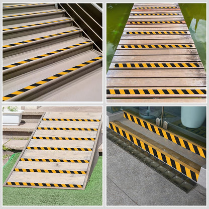 Anti Slip Tape 2 Inch x 16.5 Ft, Non Slip Waterproof Safety Grip Adhesive Traction Tape for Steps, Stair Treads and Ramps, Indoor & Outdoor Use