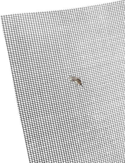 39"×59" Grey Fiberglass Window Screens Repair kit - DIY Adjustable Window Screens mesh Replacement kit for WindowsDoorPorchPatioSliding Screen Door