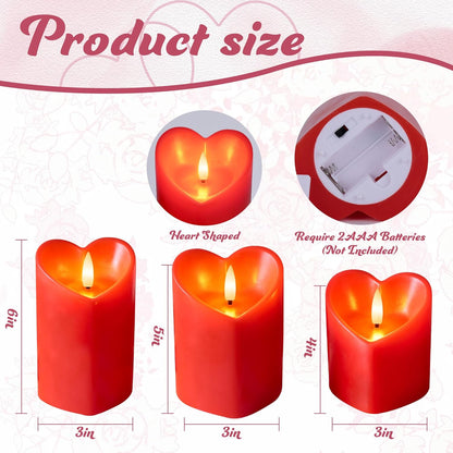 White Flameless Candles Set of 3 (3"x3") Battery Operated LED Pillar Candles with Remote and Timer, Real Wax Flickering Candles for Fireplace Bedroom Living Room Home Decor and Indoor Use