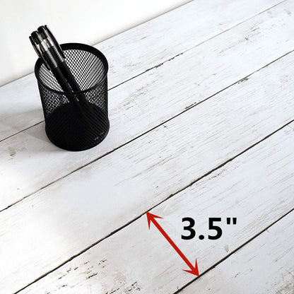 CiCiwind Peel and Stick Wallpaper Wood Contact Paper White Shiplap Wall Paper Peel and Stick Modern Rustic Wood Removable Waterproof Self Adhesive Wallpapers for Cabinets Bedroom Bathroom 78.7"x17.7"