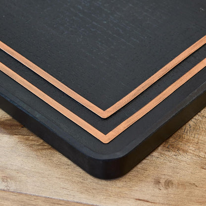 Eddie Bauer Rubber Boot Tray – Lake Waves Design, 16"x32", Black – Waterproof Entryway Boot Mat