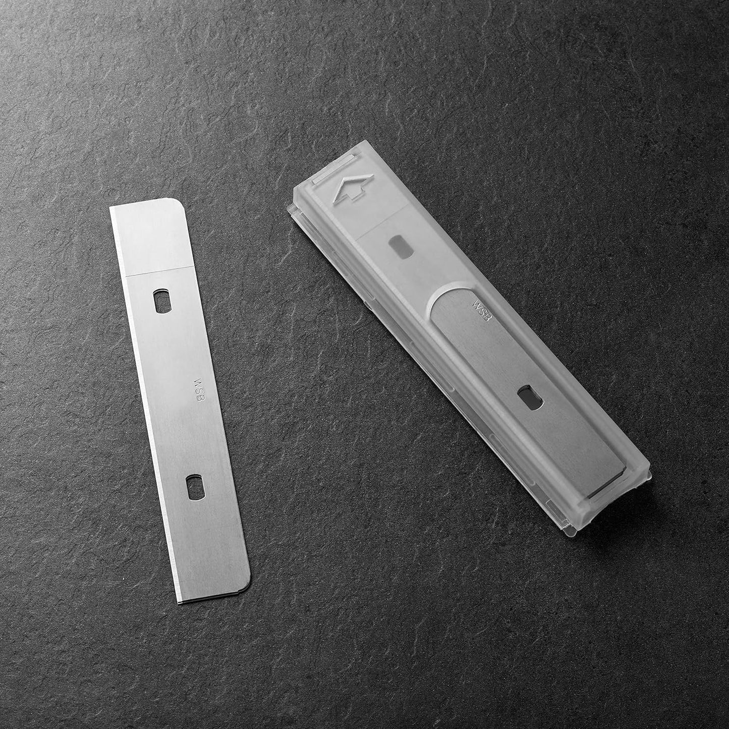 ALLWAY GTS-G Glass & Tile Scraper with Snap-On Blade Guard, 4" | Soft-Grip Handle, Easy Blade Change