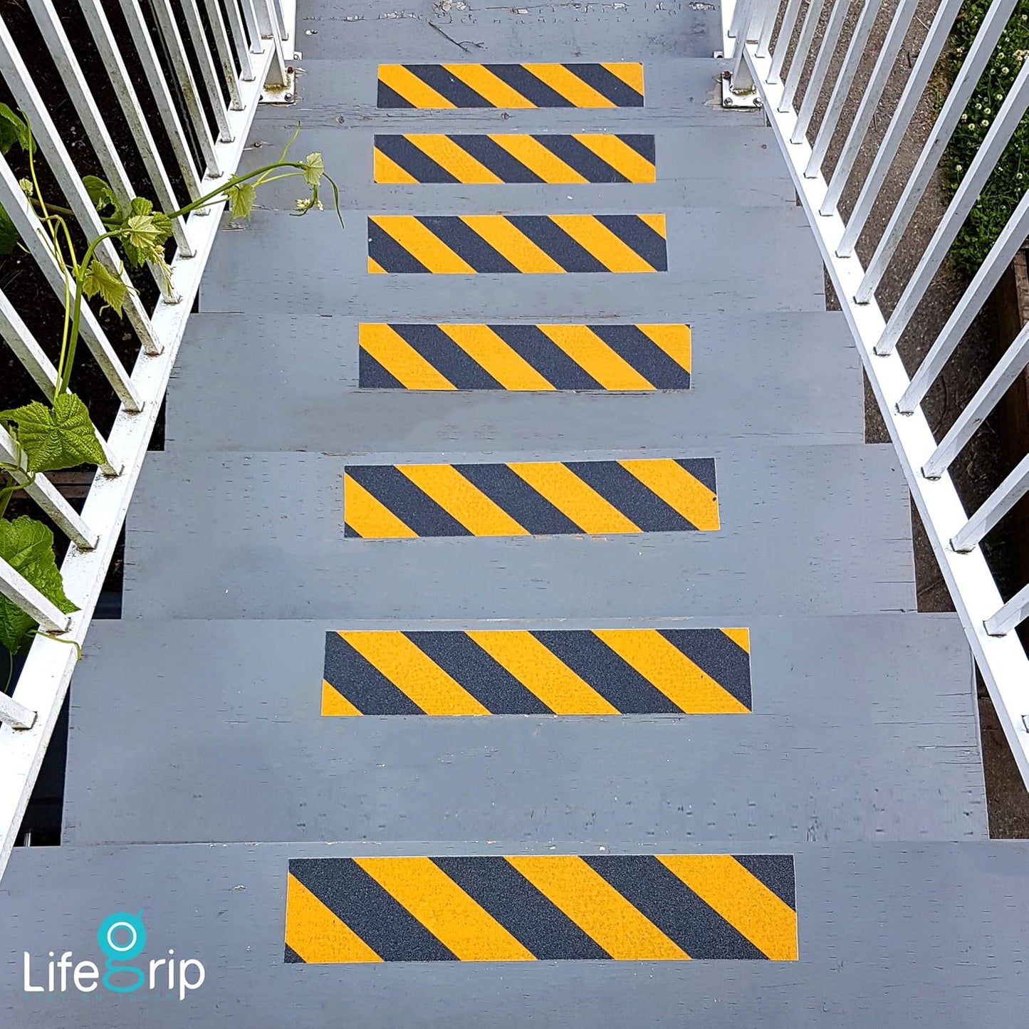 Lifegrip Anti Slip Tape, 4 Inch x 15 Foot Non-Slip Traction Grip Tape for Stairs, Waterproof Stair Treads Grip Non Slip, Non Skid Tape for Steps, Outdoor Black Grip Tape (4" X 15')