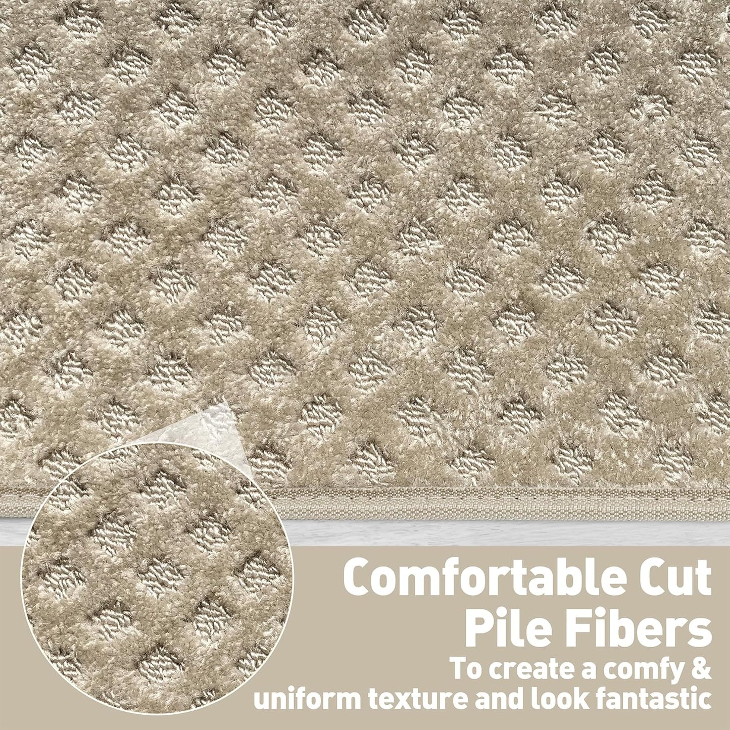 PURE ERA Carpet Stair Treads Tape Free Non Slip Indoor Stair Carpet Stair Protectors Pet-Friendly Non-Slip Skid Resistant Washable Reusable 8" x 30"(2 Pieces,Black)