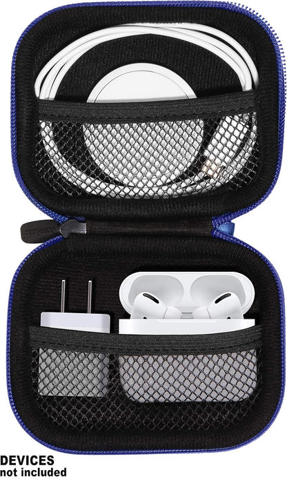 All-in-One Case for iPhone MagSafe Charger & Battery Pack, Storage for Accessories/Power Adapter/Charge Cable/Docks, Compatible with AirPods 4/ Pro 3/2/ 1