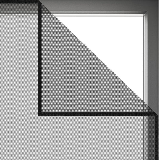 Flyzzz DIY Self-Adhesive Window Screen Netting Mesh Curtain, 100X150cm (Approach 39.37x59.05 Inches), with Hook and Sticky Tape, Fitted to Multiple Windows (1 Pack, White)