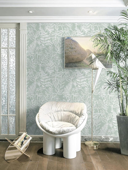 Safiyya Peel and Stick Wallpaper Boho Modern Beige Leaf Contact Paper Peel and Stick Wall Paper Self Adhesive Removable Wallpaper for Bedroom Bathroom Vinyl Roll 78.7"x17.3"
