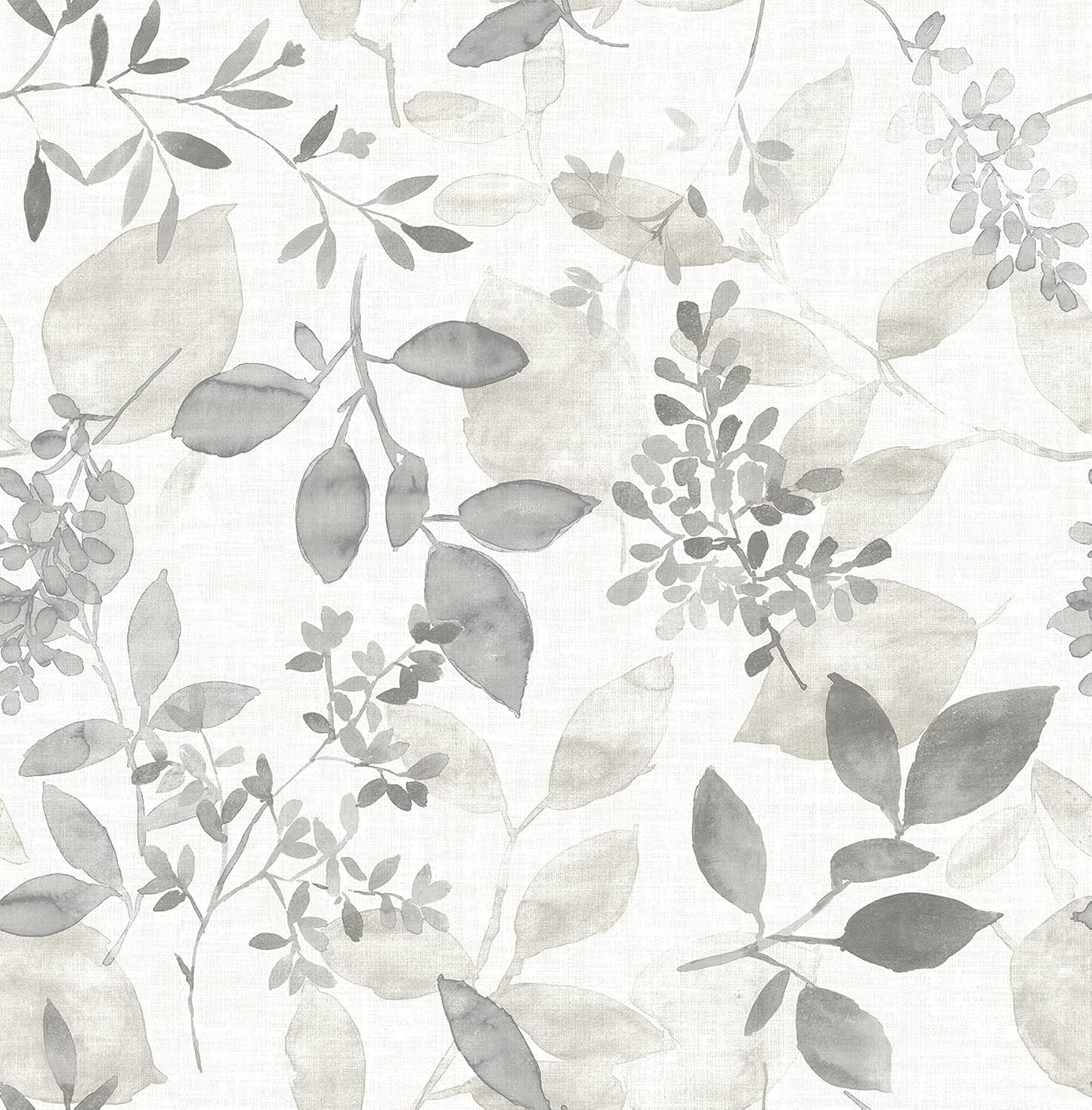 NuWallpaper by WallPops NUS3144 Breezy Peel & Stick Wallpaper, Grey