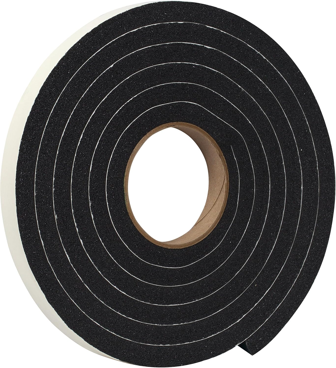 Duck Brand Self Adhesive Foam Weatherstrip Seal for Extra Large Gaps, 3/4-In x 1/2-In x 10-Ft, 1 Roll, 284426