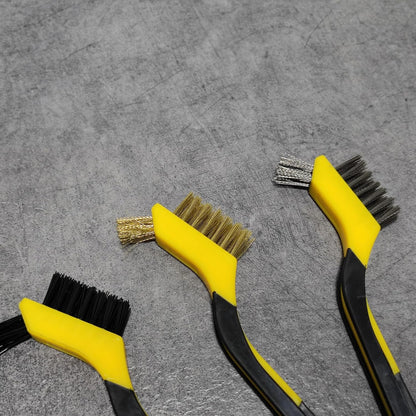 ALLWAY GB Narrow Nylon Stripper & Grout Brush | Soft-Grip Handle, Ideal for Tile and Grout
