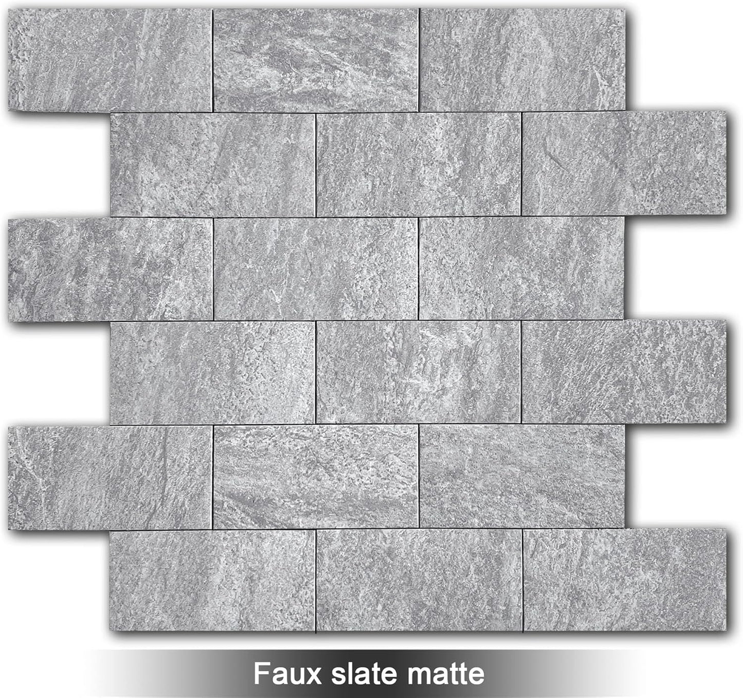 BeNice Peel and Stick Backsplash for Kitchen,Bathroom Wall Backsplash Tile Peel and Stick Shower Tiles Waterproof(10sheets,Rustic Beige)