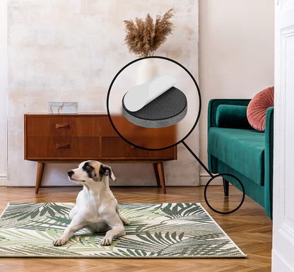 Slipstick Premium Wool Felt Furniture Pads/Floor Protectors (1 Inch Round Value Pack) Includes 40 Heavy-Duty Felt Chair Leg Pads with Self-Stick Adhesive, Gray, CB115