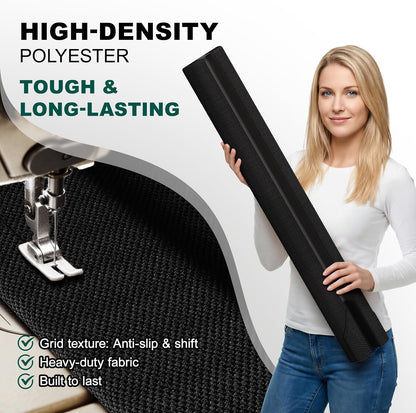 HADOR 30 Inches Door Draft Stopper - 24"-30" Adjustable, Seals 0.5"-1.7" Gaps | Blocks Drafts/Noise/Pet Hair | No Permanent Adhesive, Machine Washable, Grey