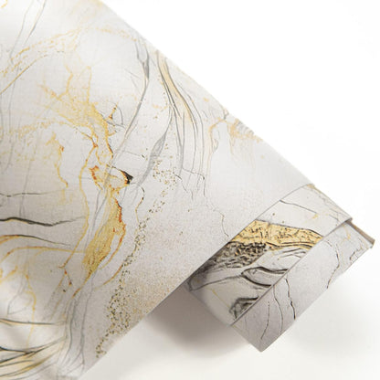 Peel and Stick Wallpaper Roll 17.5 x 216 Whispering Tales Design in Vinyl Sticker Paper for Accent Panels, Bedroom, Kitchen, Office or Shelf Liner
