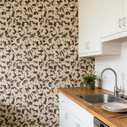 Peel and Stick Wallpaper Removable Self-Adhesive, Renter Friendly Waterproof Vinyl Contact Paper, Boho Self Stick Wall Paper for Bedroom Bathroom Cabinet Furniture Makeover, 17.5" x 118"