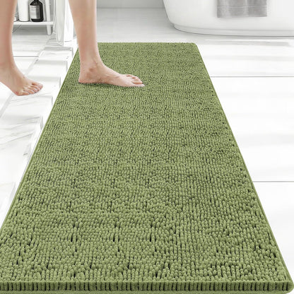 Bcoimo Bathroom Rugs 24x17, Bath Mats for Bathroom Non Slip with Rubber Backing,High Absorbent Microfiber Bath Rugs Quick Drying, Machine Washable, Durable Decor