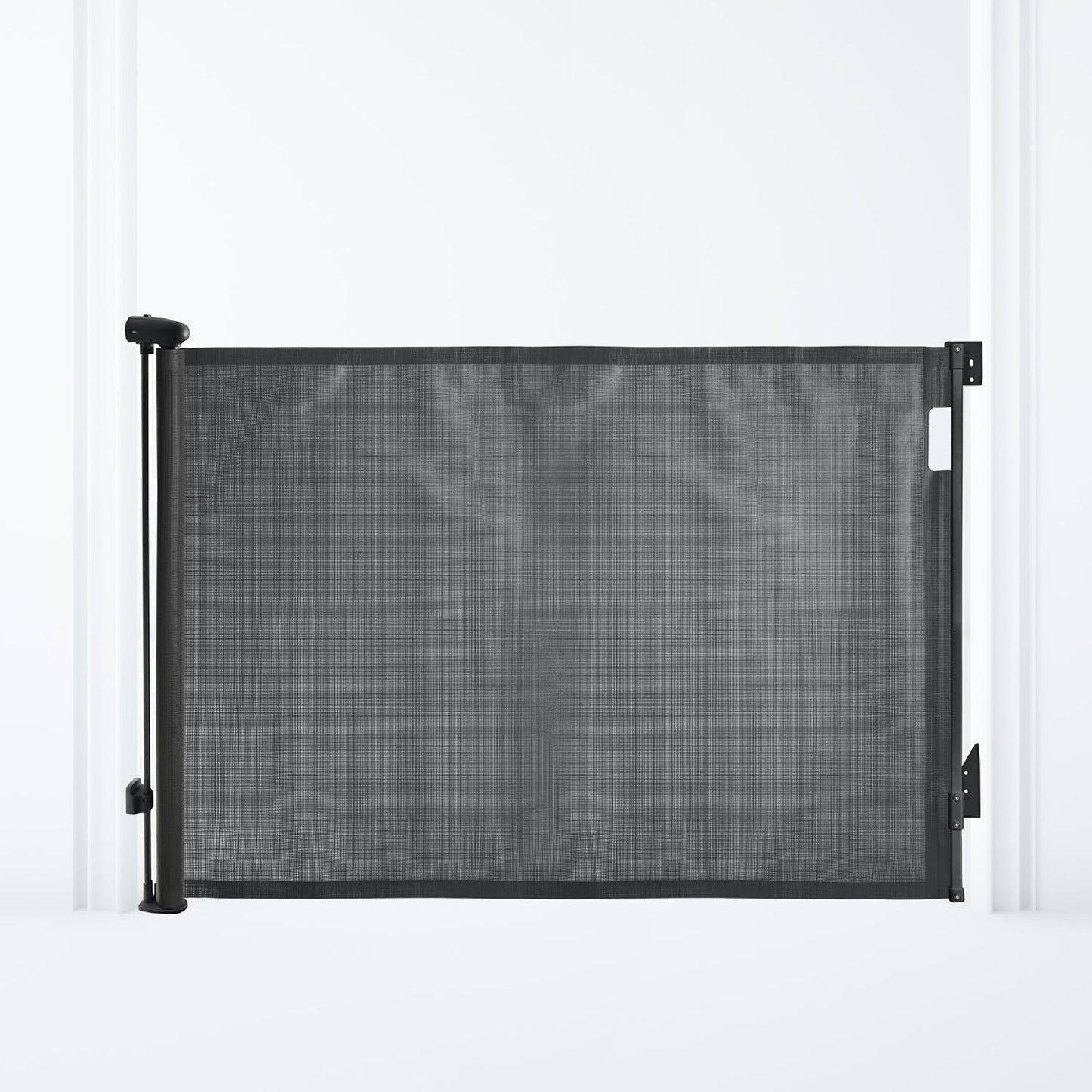 Dreambaby Glide N Hide 35'' Extra Tall, 55'' Wide Retractable Baby Gate - Ideal for Stairs, Doorways & Halls, Durable Mesh, EZY-Check Indicator, Dog & Pet Gate
