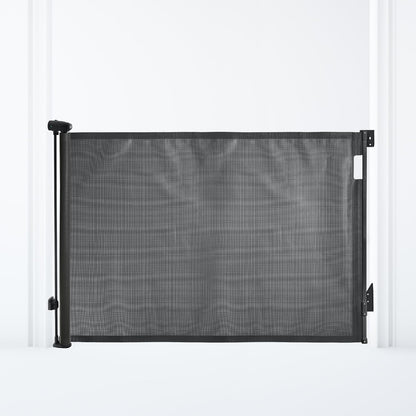 Dreambaby Glide N Hide 35'' Extra Tall, 55'' Wide Retractable Baby Gate - Ideal for Stairs, Doorways & Halls, Durable Mesh, EZY-Check Indicator, Dog & Pet Gate