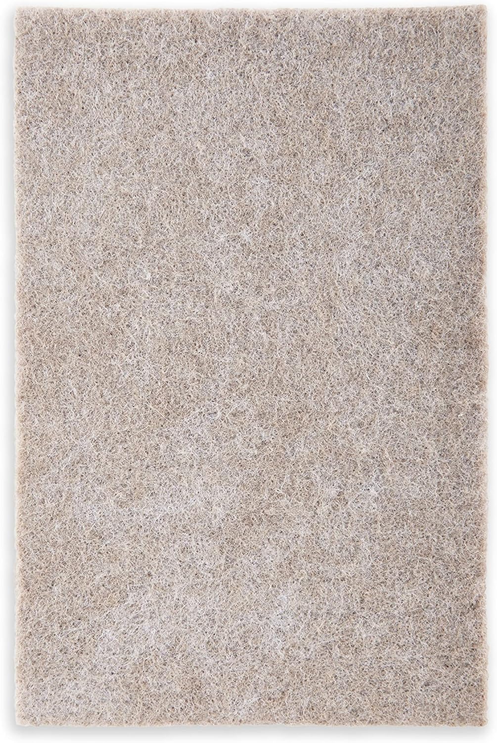 Scotch Felt Pads Beige, 2 Large Pads 4 x 6 in, Felt Furniture Pads for Protecting Hardwood Floors, Easy-to-Apply, Self-Stick Design, Reliable Protection from Nicks, dents and Scratches (SP845-NA)