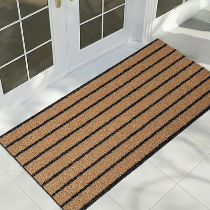 Outdoor Front Door Mat 32" x 48", Dirt Trapping Outside Entrance Rug, Non Slip Shoe Scraper, Heavy Duty Commercial Rug for Patio, Garage, Traffic Area, Office, Roll Packing