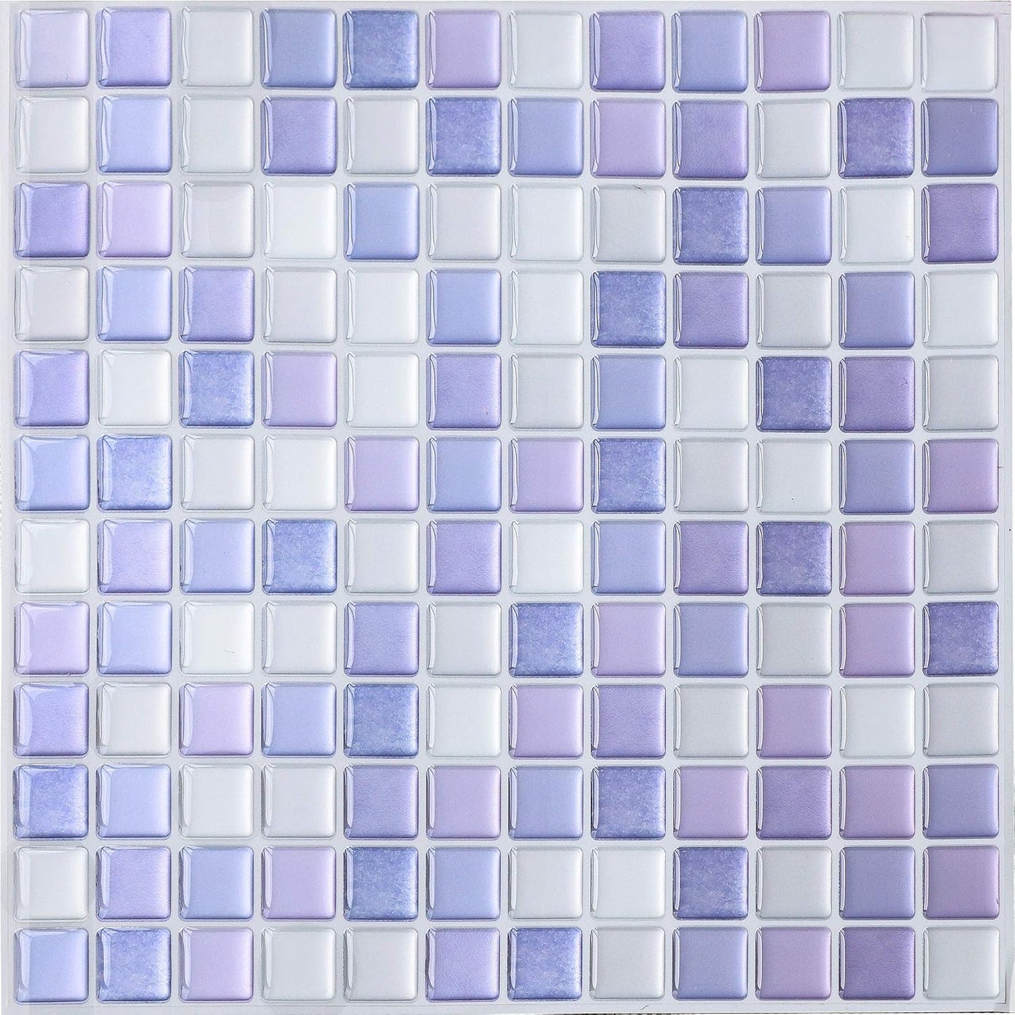 Yoillione Peel and Stick Backsplash for Kitchen: Self Adhesive Wall Tiles for Bathroom - Vinyl Thick Back Splash Tile (10, Light Coffee)